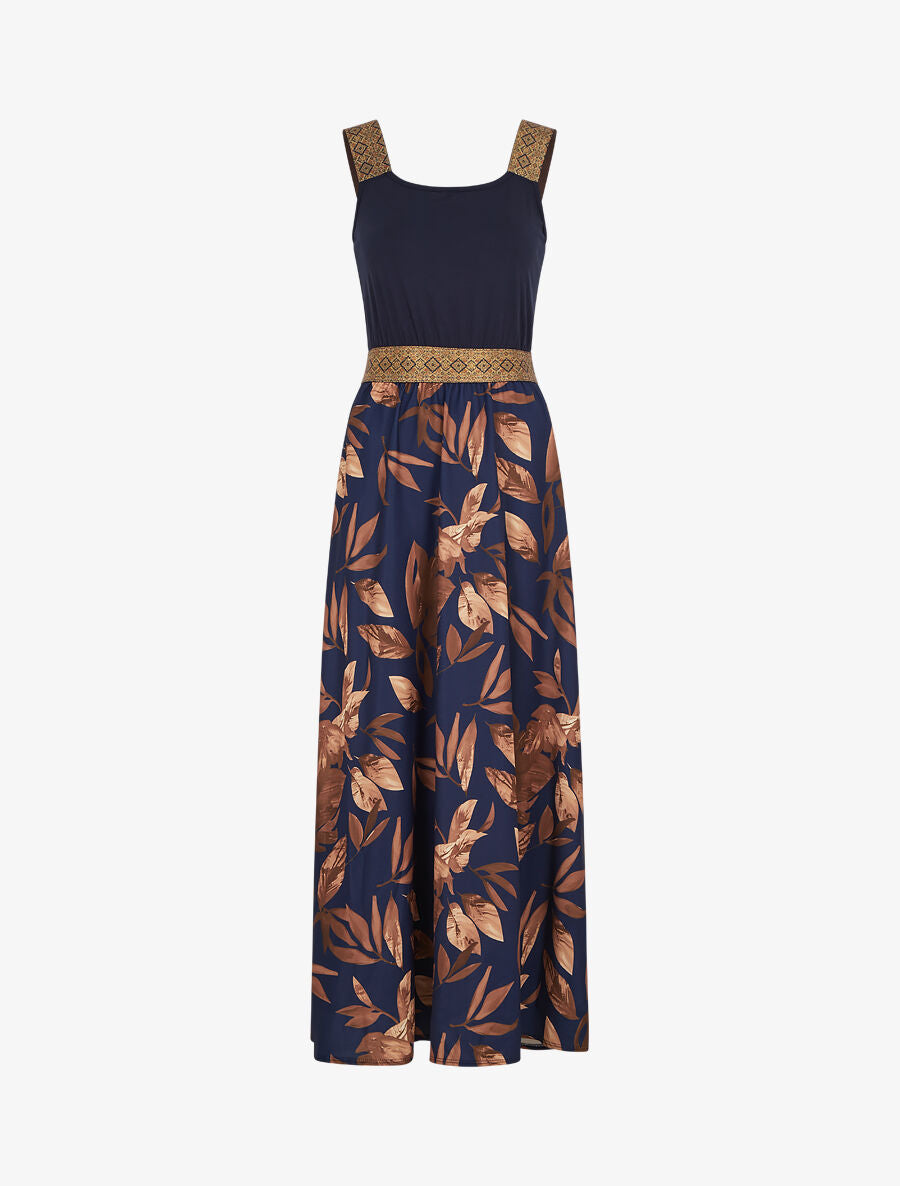 LOOK ANAÏS - robe longue marine