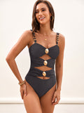 SIRÈNE | Maillot une-pièce à découpes et bustier cœur