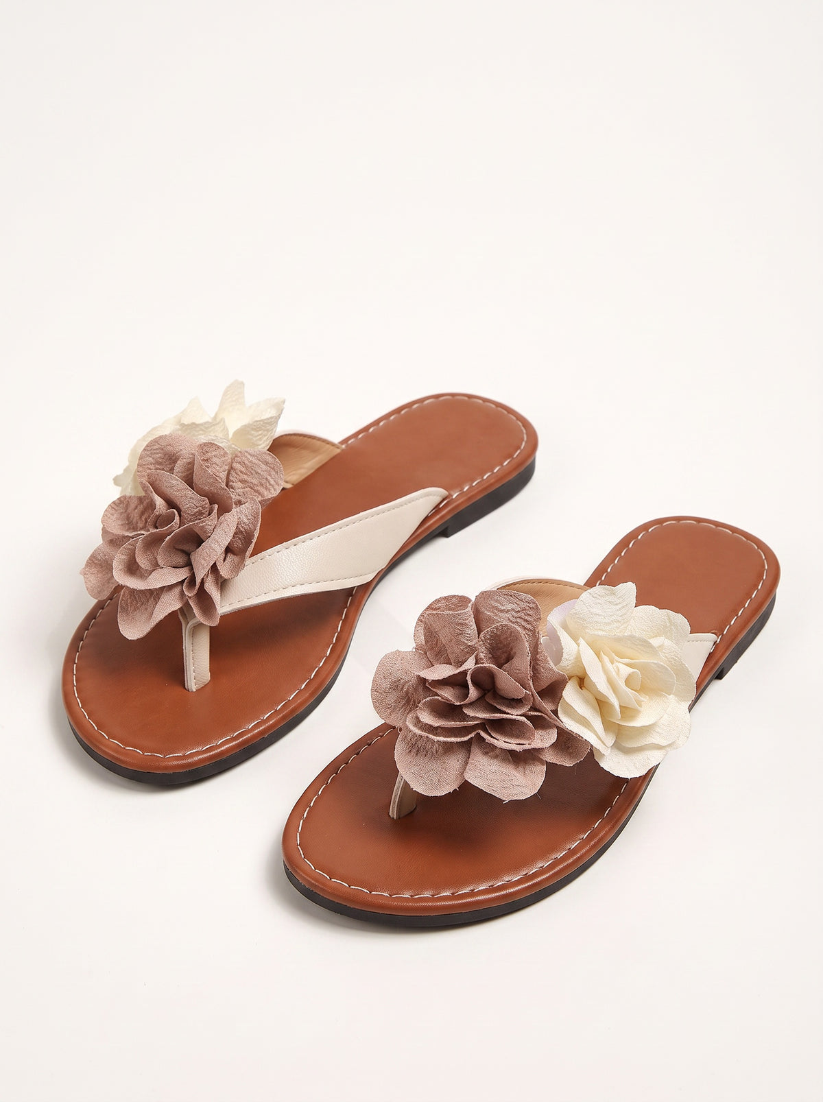 AZAHAR | Sandales plates à fleur