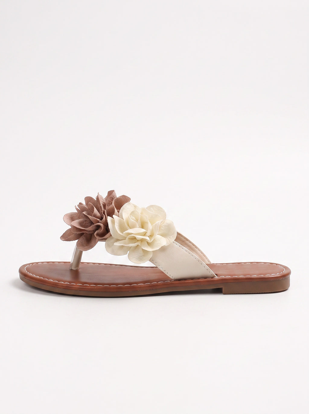 AZAHAR | Sandales plates à fleur