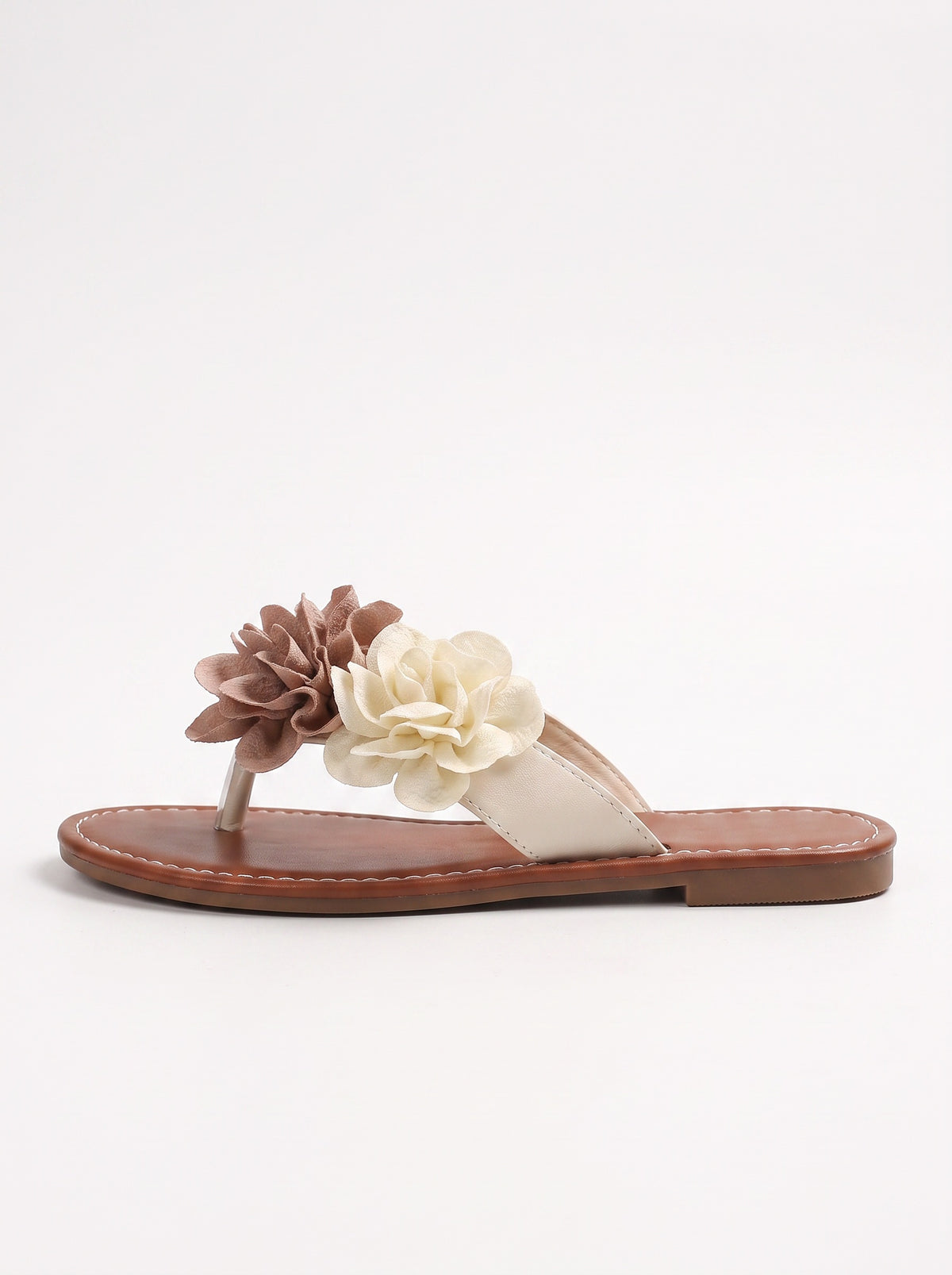 AZAHAR | Sandales plates à fleur