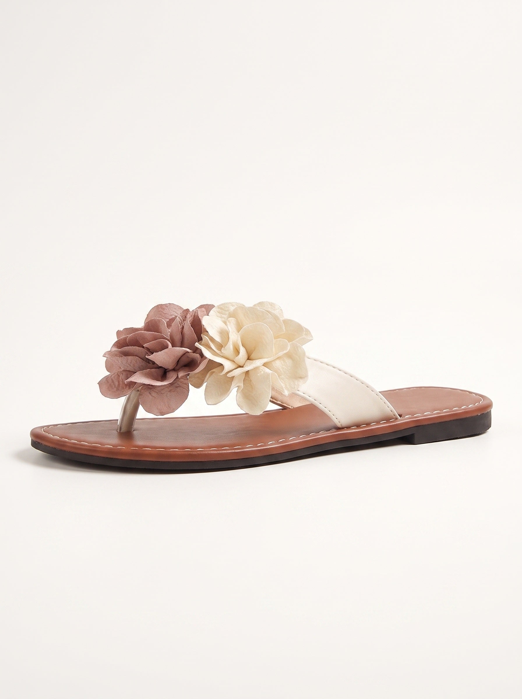 AZAHAR | Sandales plates à fleur