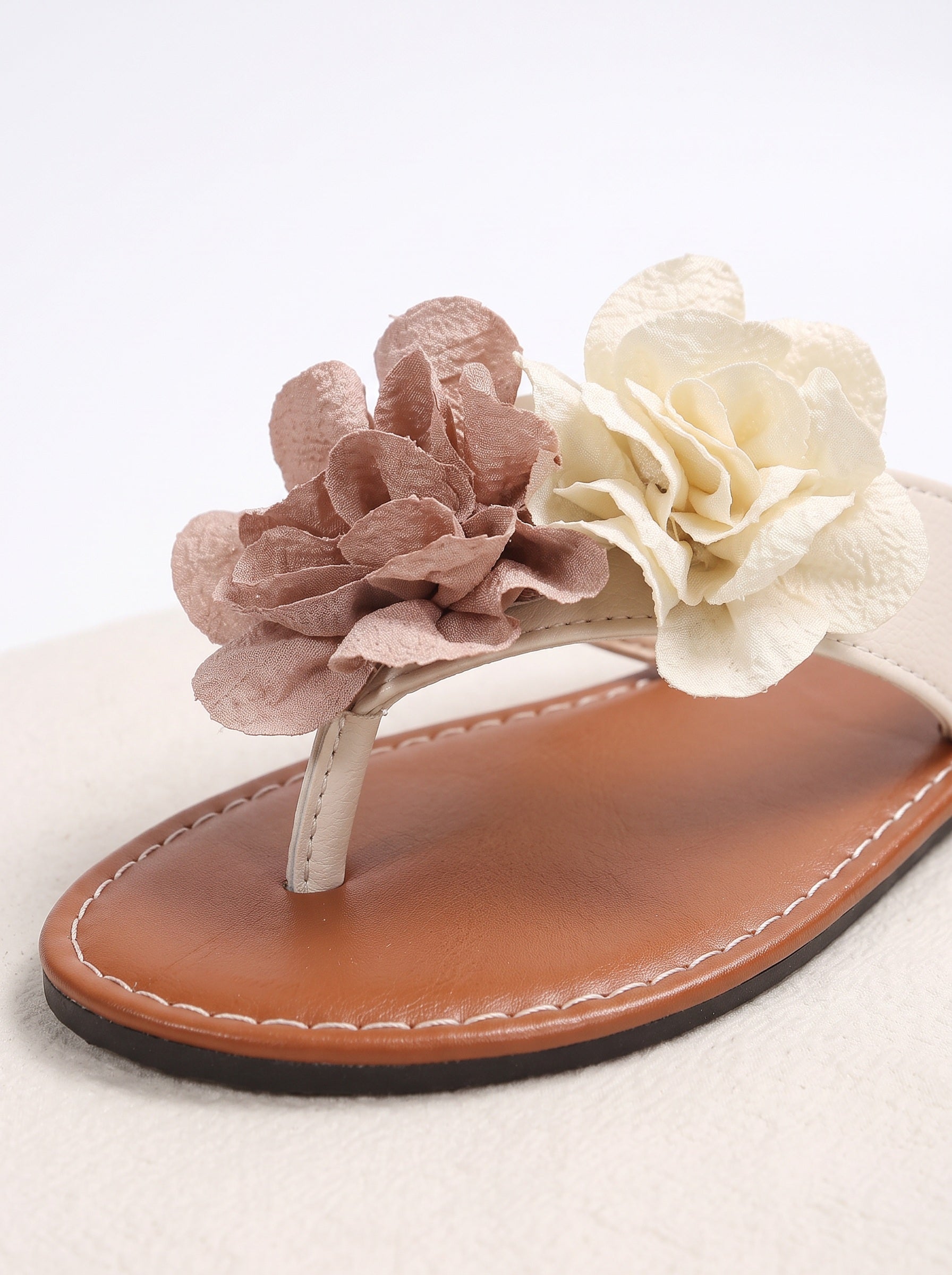 AZAHAR | Sandales plates à fleur