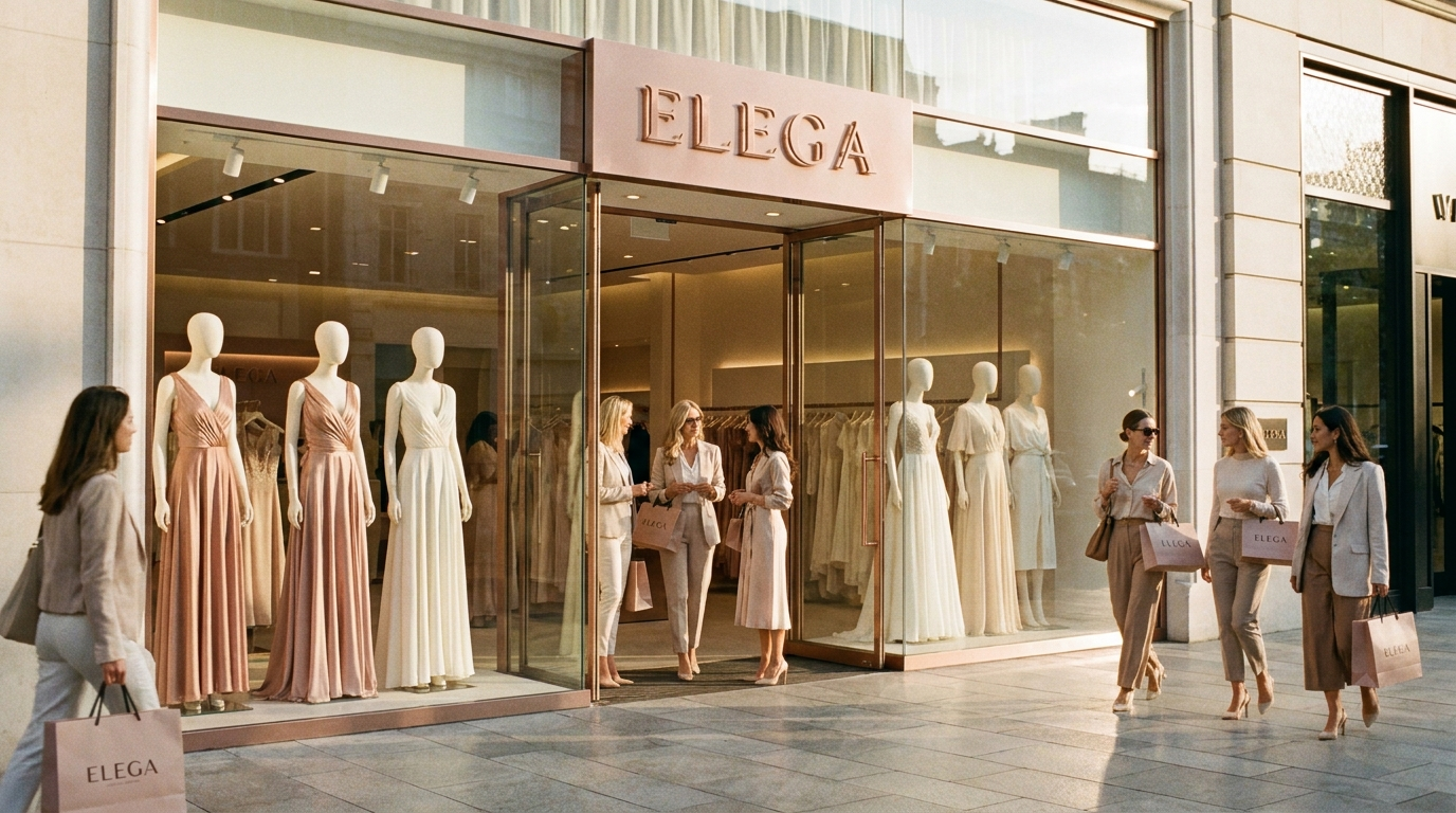 Boutique ELEGA en calle de lujo