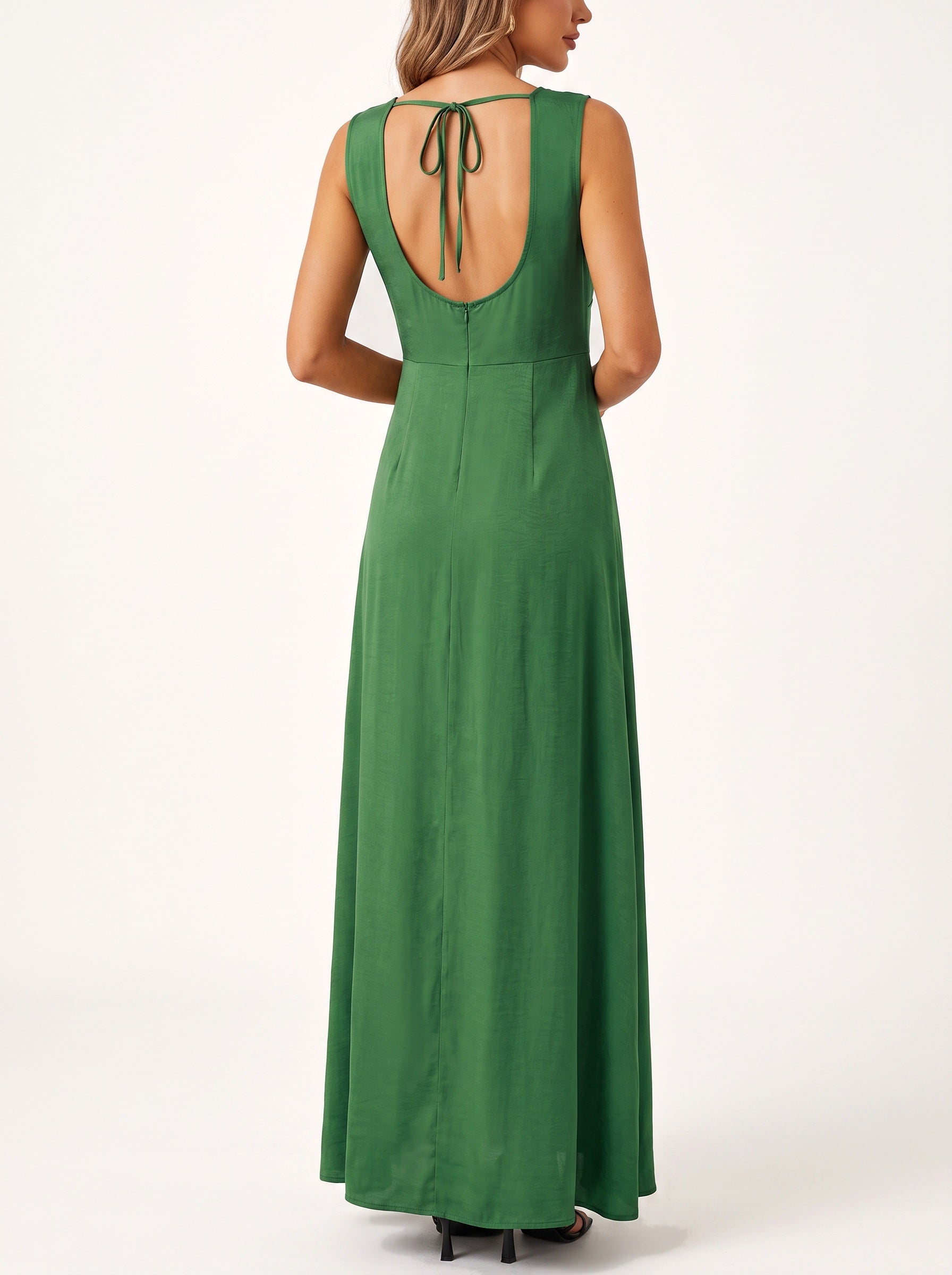 ADÈLE | Robe longue fluide sans manches